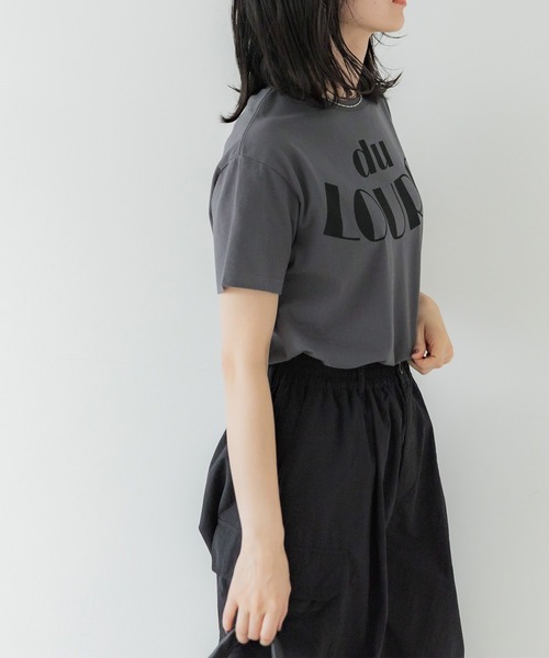 coca(coca)(コカ)の「ロゴプリントコットン半袖Tシャツ(Tシャツ/カットソー・レディース・B/A/C/D・S/M/L)」の11枚目の写真