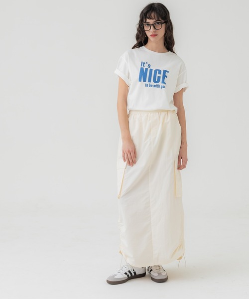 coca(coca)(コカ)の「ロゴプリントコットン半袖Tシャツ(Tシャツ/カットソー・レディース・B/A/C/D・S/M/L)」の13枚目の写真