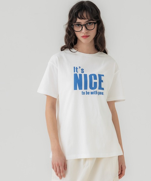 coca(coca)(コカ)の「ロゴプリントコットン半袖Tシャツ(Tシャツ/カットソー・レディース・B/A/C/D・S/M/L)」の14枚目の写真