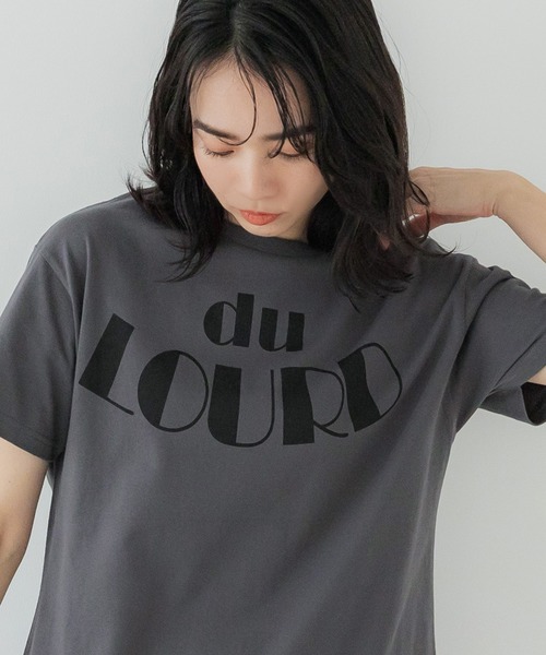 coca(coca)(コカ)の「ロゴプリントコットン半袖Tシャツ(Tシャツ/カットソー・レディース・B/A/C/D・S/M/L)」の10枚目の写真