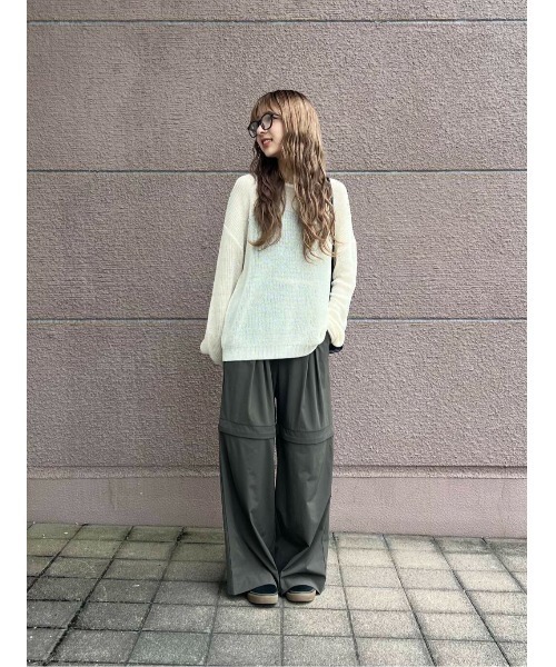 パンツ TYPESERVICE Two Way Layered Pants Pre-Order】マルチウェイレイヤードパンツ / Multiway Layered