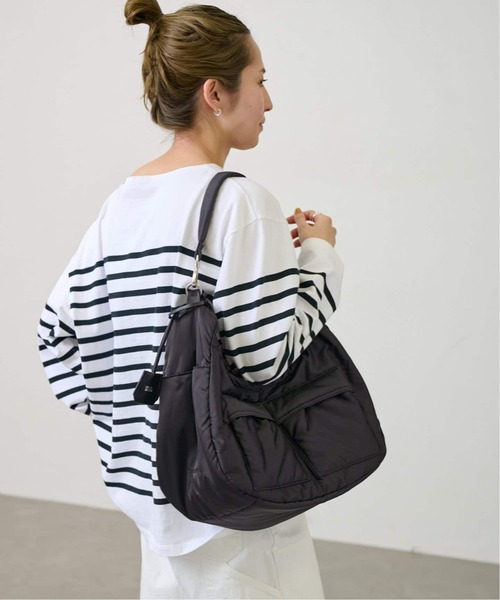 FRAMeWORK（フレームワーク）の「≪WEB限定追加≫haru×BETTER THAN GOOD×FRAMeWORK 2WAY NYLON SHOULDER BAG3（ショルダーバッグ・レディース・ブラック・FREE）」の18枚目の写真