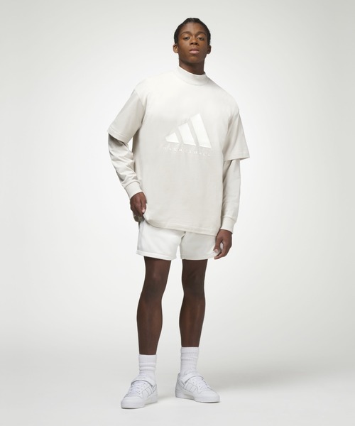 ADIDAS BASKETBALL TEE（アディダス バスケットボール 001 Tシャツ）（Tシャツ/カットソー）｜adidas（アディダス）