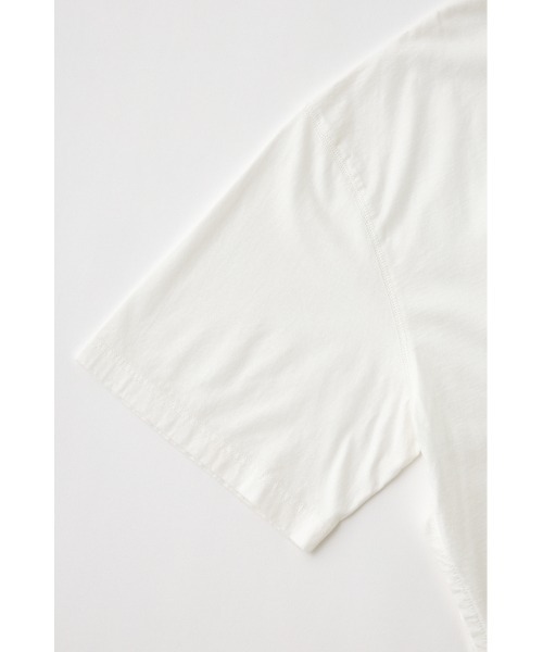MOUSSY(マウジー)の「ROUND HEM LOGO LOOSE Tシャツ(Tシャツ/カットソー・レディース・ホワイト/杢グレー/ブラック・FREE)」の21枚目の写真