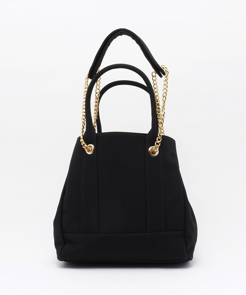 OUTLET（アウトレット）の「【who's who Chico】チェーンハンドルBAG（ショルダーバッグ・レディース・ホワイト/ブラック・FREE）」の5枚目の写真