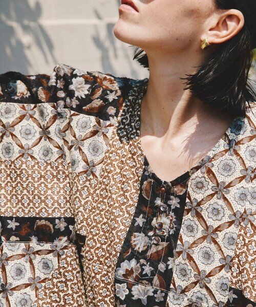 【セール】Freada/フリーダ インドパッチワークカフタンワンピース（ワンピース）｜Freada（フリーダ）