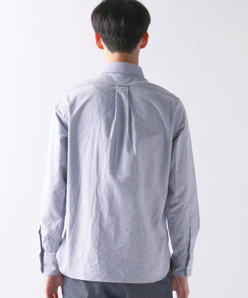 coen（コーエン）の「ラインオックスボタンダウンシャツ（シャツ/ブラウス・メンズ・ネイビー/ホワイト・SMALL/X-LARGE/X-SMALL/LARGE/MEDIUM）」の9枚目の写真