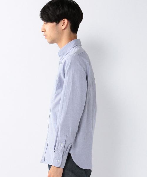 coen（コーエン）の「ラインオックスボタンダウンシャツ（シャツ/ブラウス・メンズ・ネイビー/ホワイト・SMALL/X-LARGE/X-SMALL/LARGE/MEDIUM）」の11枚目の写真