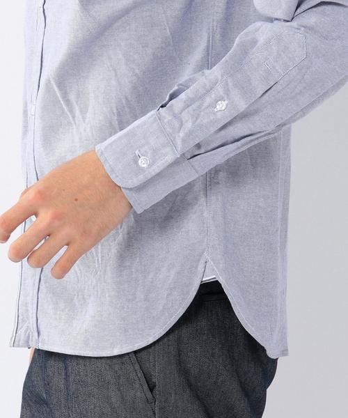 coen（コーエン）の「ラインオックスボタンダウンシャツ（シャツ/ブラウス・メンズ・ネイビー/ホワイト・SMALL/X-LARGE/X-SMALL/LARGE/MEDIUM）」の4枚目の写真