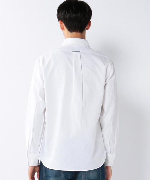 coen（コーエン）の「ラインオックスボタンダウンシャツ（シャツ/ブラウス・メンズ・ネイビー/ホワイト・SMALL/X-LARGE/X-SMALL/LARGE/MEDIUM）」の7枚目の写真