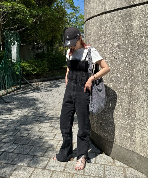 リブ×チュールドッキングビスチェ（ベスト）｜y/m by misato（イムバイミサト）