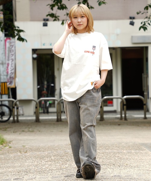 【タグ付き】100エーカーの森 ビッグシルエットトリムTシャツ Sサイズ セール】限定展開 WILD THINGS×FREAK'S STORE/ワイルドシングス