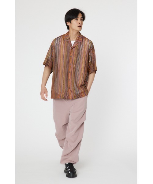 Rodeo Crowns(ロデオクラウンズ)の「マルチストライプレースシャツ(シャツ/ブラウス・レディース・オレンジ系その他/ブルー系その他/レッド系その他・MEDIUM/LARGE)」の19枚目の写真