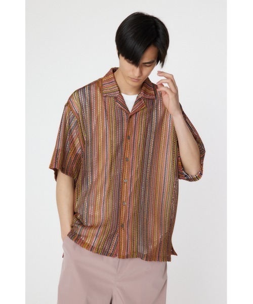 Rodeo Crowns(ロデオクラウンズ)の「マルチストライプレースシャツ(シャツ/ブラウス・レディース・オレンジ系その他/ブルー系その他/レッド系その他・MEDIUM/LARGE)」の21枚目の写真