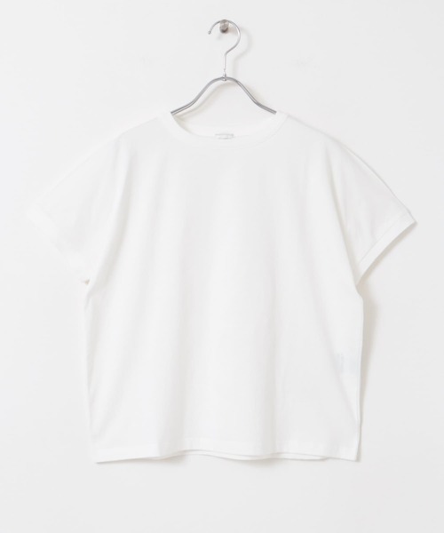 URBAN RESEARCH DOORS(アーバンリサーチドアーズ)の「『UR TECH ひやサラクール』バックポイントタックプルオーバー(Tシャツ/カットソー・レディース・オフホワイト/ブルー/ブラック/オレンジ・MEDIUM)」の16枚目の写真