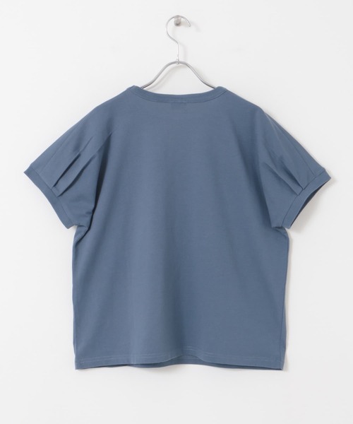 URBAN RESEARCH DOORS(アーバンリサーチドアーズ)の「『UR TECH ひやサラクール』バックポイントタックプルオーバー(Tシャツ/カットソー・レディース・オフホワイト/ブルー/ブラック/オレンジ・MEDIUM)」の11枚目の写真