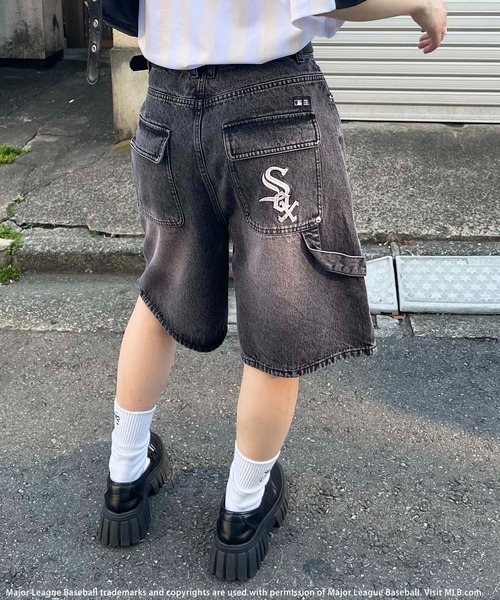 希少美品FB COUNTYバギーパンツW38黒ブラックデニムペインターワイド刺繍 希少美品FB COUNTYバギーパンツW38黒ブラックデニムペインターワイド