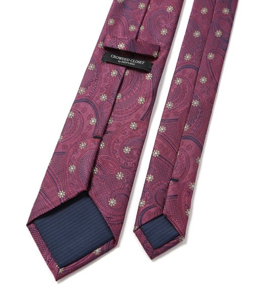 CROWDED CLOSET（クラウデッドクローゼット）の「シャドーペイズリー花小紋柄ネクタイ（ネクタイ・メンズ・ピンク/ブルー/ネイビー・FREE）」の17枚目の写真