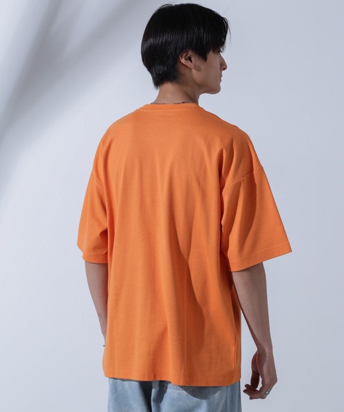 NANO universe(ナノユニバース)の「GOOD ROCK SPEED×Anti Soaked(R) 汗染み防止 「BEASTIE BOYS」① クルーネックビッグTシャツ(Tシャツ/カットソー・メンズ・オレンジ・M/L/S)」の7枚目の写真