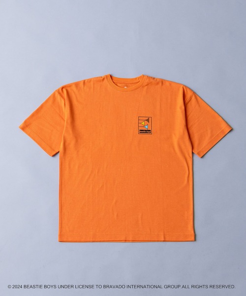 NANO universe(ナノユニバース)の「GOOD ROCK SPEED×Anti Soaked(R) 汗染み防止 「BEASTIE BOYS」① クルーネックビッグTシャツ(Tシャツ/カットソー・メンズ・オレンジ・M/L/S)」の2枚目の写真