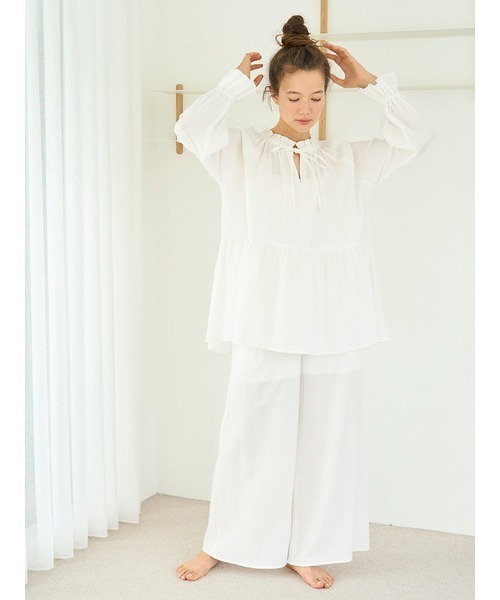 gelato pique（ジェラートピケ）の「ダブルガーゼプルオーバー（ルーム