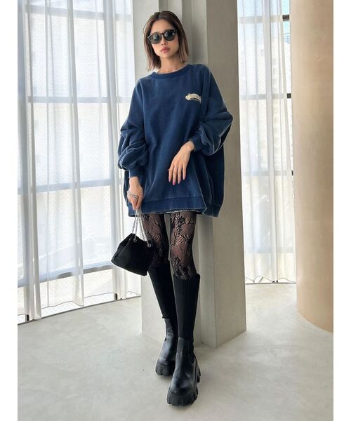 GYDA（ジェイダ）の「THE STATE OF CALIFドルマンスウェットトップス（スウェット・レディース・ネイビー/グレー/オフホワイト/ピンク・FREE）」の11枚目の写真