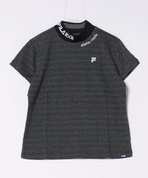【セール】【FILA GOLF/フィラゴルフ】レディース半袖モックネックシャツ ゴルフ（シャツ/ブラウス）｜FILA GOLF（フィラゴルフ ）
