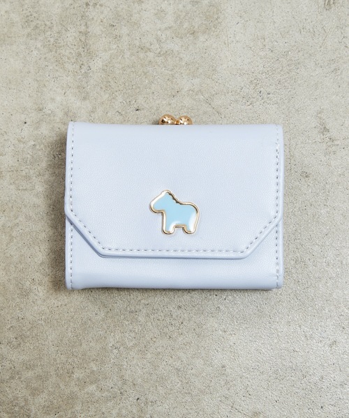 SUNNY SIDE:動物ヨーチ うさぎ ひよこ うま がま口三つ折財布（財布