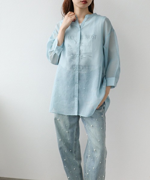 シアーリネンライクブラウス（シャツ/ブラウス）｜Cepica（セピカ）