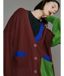 UN3D. | BI-COLOR OVER CD(カーディガン/ボレロ)