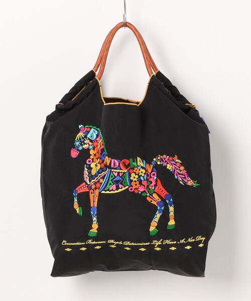 ◆WEB限定 展開◆【Ball&Chain】FLOWER HORSE（エコバッグ/サブバッグ）｜Scrap Book（スクラップブック）