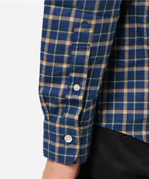 URBAN RESEARCH（アーバンリサーチ）の「UR PeruvianPima微起毛チェックシャツ（シャツ/ブラウス・メンズ・ホワイト系その他/ブルー系その他/ネイビー・MEDIUM/LARGE）」の8枚目の写真