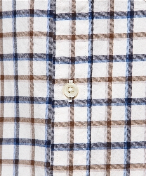 URBAN RESEARCH（アーバンリサーチ）の「UR PeruvianPima微起毛チェックシャツ（シャツ/ブラウス・メンズ・ホワイト系その他/ブルー系その他/ネイビー・MEDIUM/LARGE）」の13枚目の写真