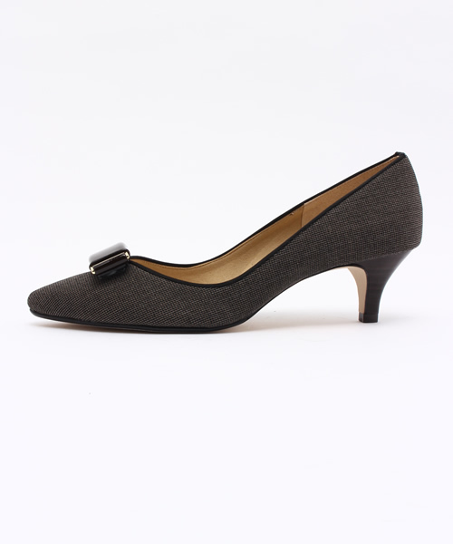 LE TALON(ルタロン)の「5CMポインテッドプレートパンプス◆(パンプス・レディース・ブラック/チャコールグレー・37.5/37/36.5/35.5/36)」の3枚目の写真