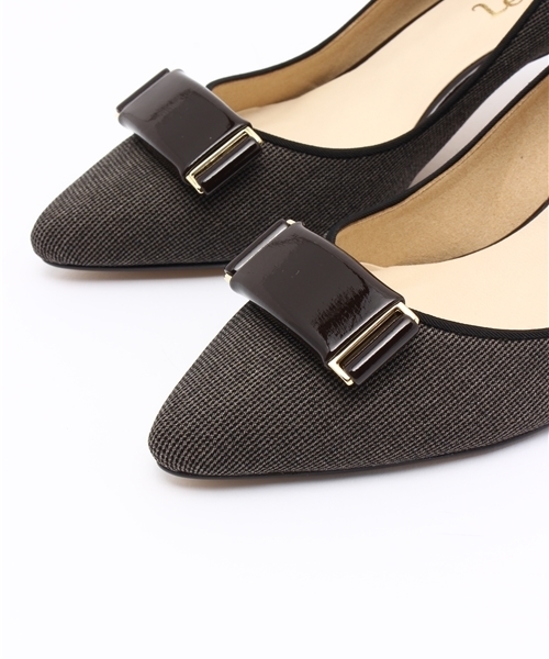 LE TALON(ルタロン)の「5CMポインテッドプレートパンプス◆(パンプス・レディース・ブラック/チャコールグレー・37.5/37/36.5/35.5/36)」の6枚目の写真