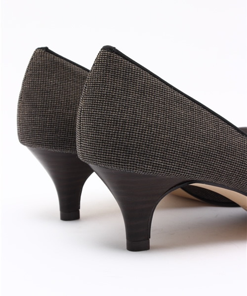 LE TALON(ルタロン)の「5CMポインテッドプレートパンプス◆(パンプス・レディース・ブラック/チャコールグレー・37.5/37/36.5/35.5/36)」の8枚目の写真