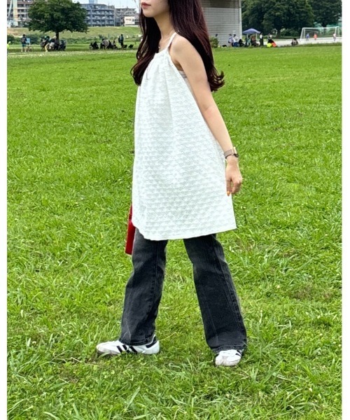 3.3 Field Trip (3.3フィールドトリップ)の「3.3 Field Trip/バックリボンワンピース(ワンピース・レディース・ホワイト/ブラック・FREE)」の13枚目の写真