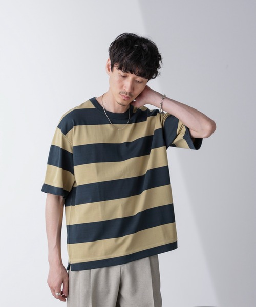 Y's ワイズ　半袖Tシャツ　ボーダー　サイズ2 2025年最新】Y's 柄・デザイン：ボーダー レディース 半袖(T