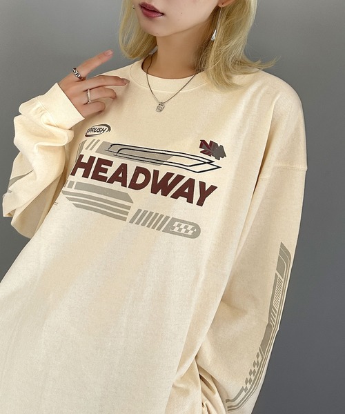 ムンガヨン着用☆ヴィンテージプリントピグメントTシャツ/RAIVE JaVa ジャバコラボ》キャッチーな大人Tee。綿100%ピグメントロゴ