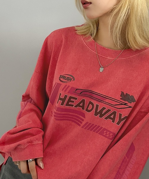 Java(ジャバ)の「《Javaジャバコラボ》トレンドのヴィンテージ感が魅力。レーシングカーデザインピグメントロンT(Tシャツ/カットソー・メンズ・チャコールグレー/オフホワイト/ピンク・LARGE/MEDIUM/SMALL/X-LARGE)」の18枚目の写真
