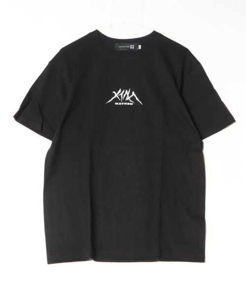 SAMURAI CORE(サムライコア)の「『SAMURAI CORE x MAYHEM』Graphic Design T(Tシャツ/カットソー・メンズ・ホワイト/ブラック・MEDIUM/LARGE)」の2枚目の写真