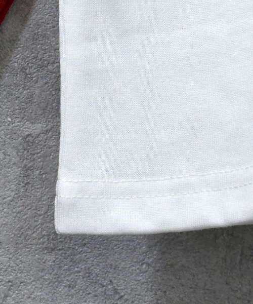 Ritzy（リッツィー）の「oversize raglan sleeve print long sleeve T-shirt/オーバーサイズ ラグランスリーブ プリント ロンT/リンガー プリント ロンT レディース メンズ（Tシャツ/カットソー・メンズ・ブラック系その他/レッド系その他2/ブラウン系その他2/ブラック系その他3/レッド/ブラウン/レッド系その他/レッド系その他3/ブラウン系その他3/ブラック/ブラウン系その他/ブラック系その他2・XL/M/L/S）」の15枚目の写真