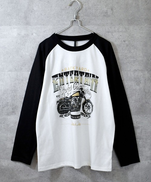 Ritzy（リッツィー）の「oversize raglan sleeve print long sleeve T-shirt/オーバーサイズ ラグランスリーブ プリント ロンT/リンガー プリント ロンT レディース メンズ（Tシャツ/カットソー・メンズ・ブラック系その他/レッド系その他2/ブラウン系その他2/ブラック系その他3/レッド/ブラウン/レッド系その他/レッド系その他3/ブラウン系その他3/ブラック/ブラウン系その他/ブラック系その他2・XL/M/L/S）」の21枚目の写真