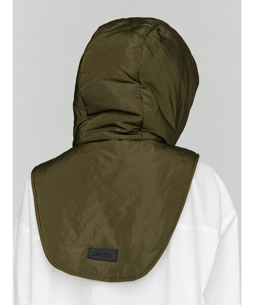 UN3D.（アンスリード）の「PADDED BALACLAVA / パテッドバラクラバ（ネックウォーマー/スヌード・レディース・ブラック/カーキ・FREE）」の5枚目の写真