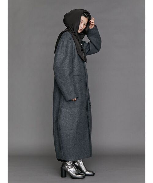 UN3D.（アンスリード）の「PADDED BALACLAVA / パテッドバラクラバ（ネックウォーマー/スヌード・レディース・ブラック/カーキ・FREE）」の21枚目の写真