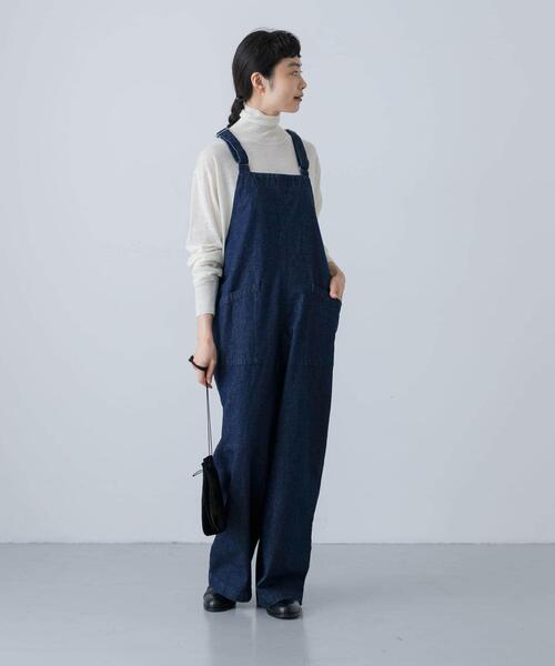 かぐれ バッククロスデニムサロペット かぐれ（カグレ）の「バッククロスデニムサロペット（サロペット