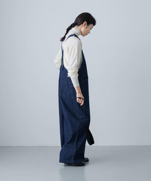 かぐれ（カグレ）の「バッククロスデニムサロペット（サロペット