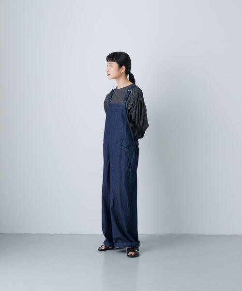 かぐれ　バッククロスデニムサロペット かぐれ（カグレ）の「バッククロスデニムサロペット（サロペット