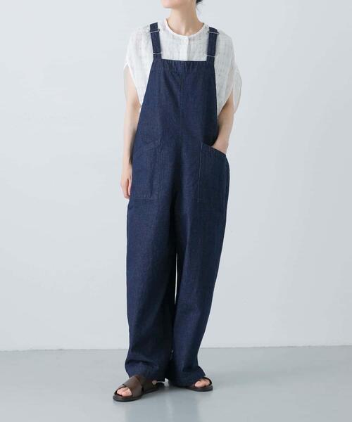 かぐれ（カグレ）の「バッククロスデニムサロペット（サロペット