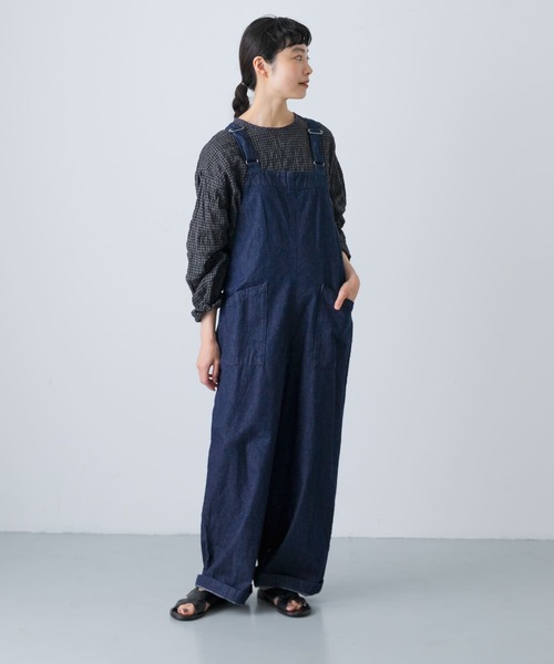 かぐれ（カグレ）の「バッククロスデニムサロペット（サロペット